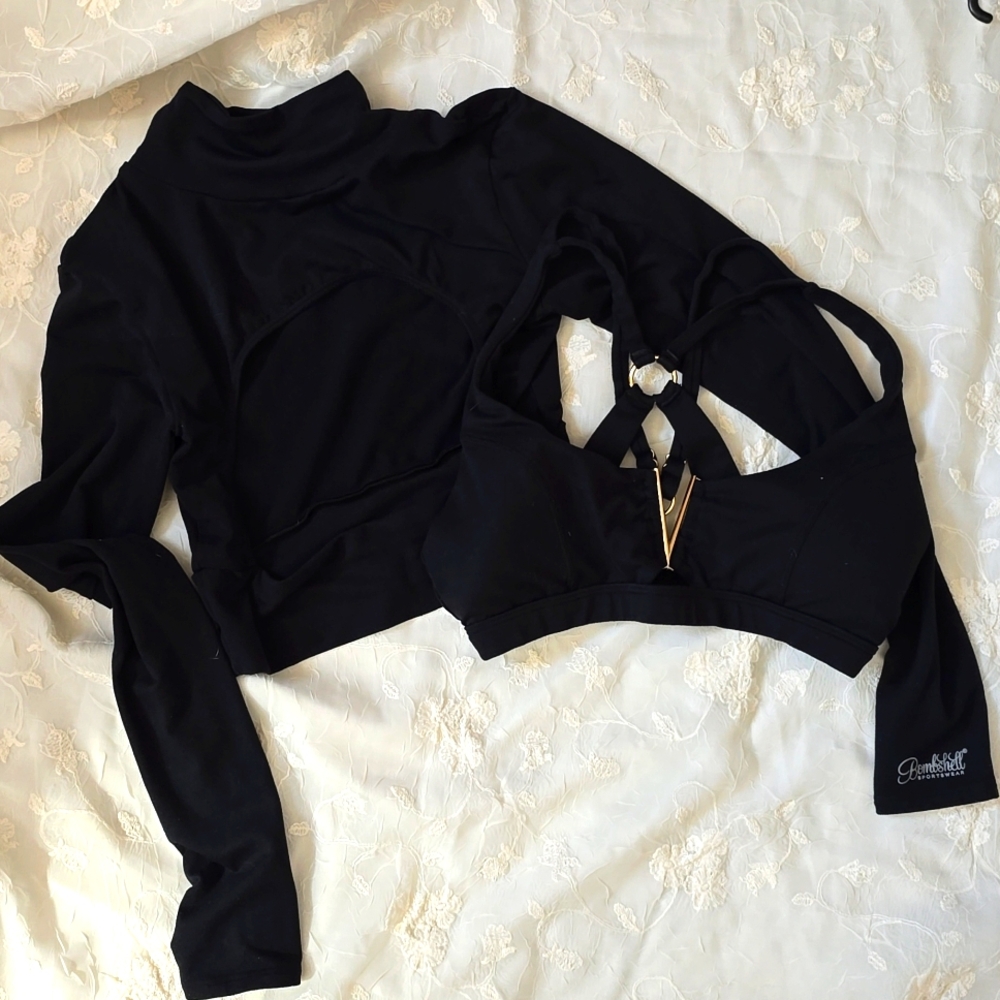Bombshell Sportswear Pullover Bra set XS